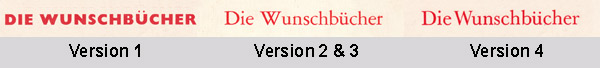 Rückseitenversionen Wunschbücher