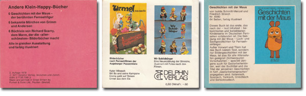 Klein Happybuch R�ckseite