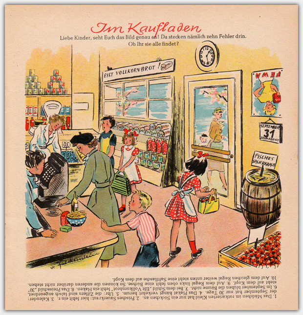 Die Bunte Kiste | September 1949, Suchspiel