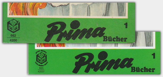 Prima Bücher | Versionen Titellogo