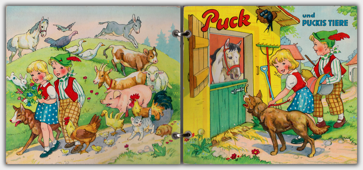 Puck und Puckis Tiere | Metallringbindung