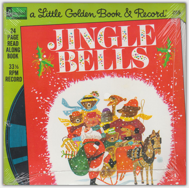Jingle Bells | A Little Golden Book & Record, Nr. 255 | 1976