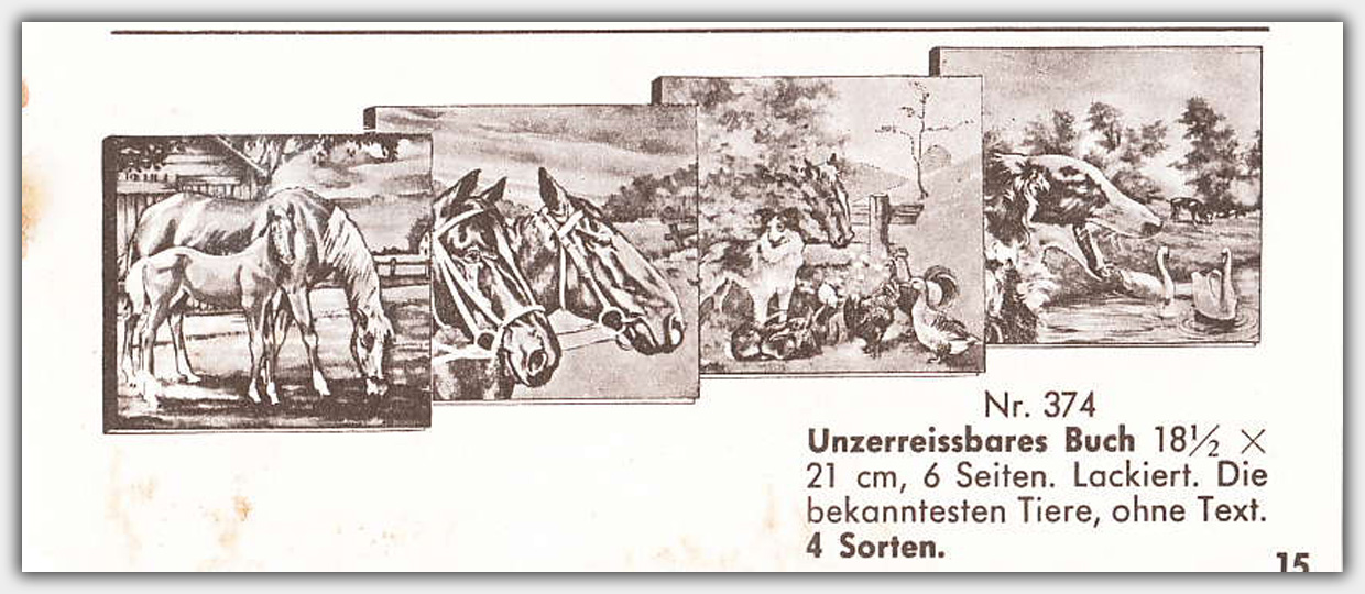 Bilderbuch-Reihe No. 374 im Mulder Katalog 1956/57