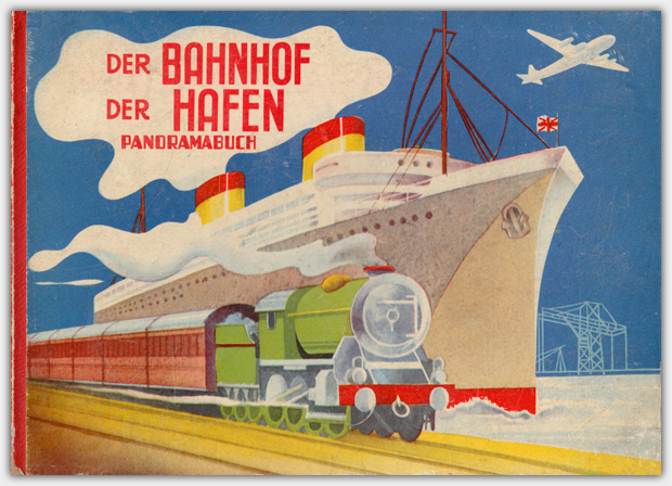Der Bahnhof + Der Hafen | Panoramabuch, Mulder Verlag No. 3420B