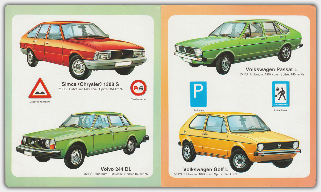 Autos | Pestalozzi Verlag | Ausgabe 1977 | Innenseite