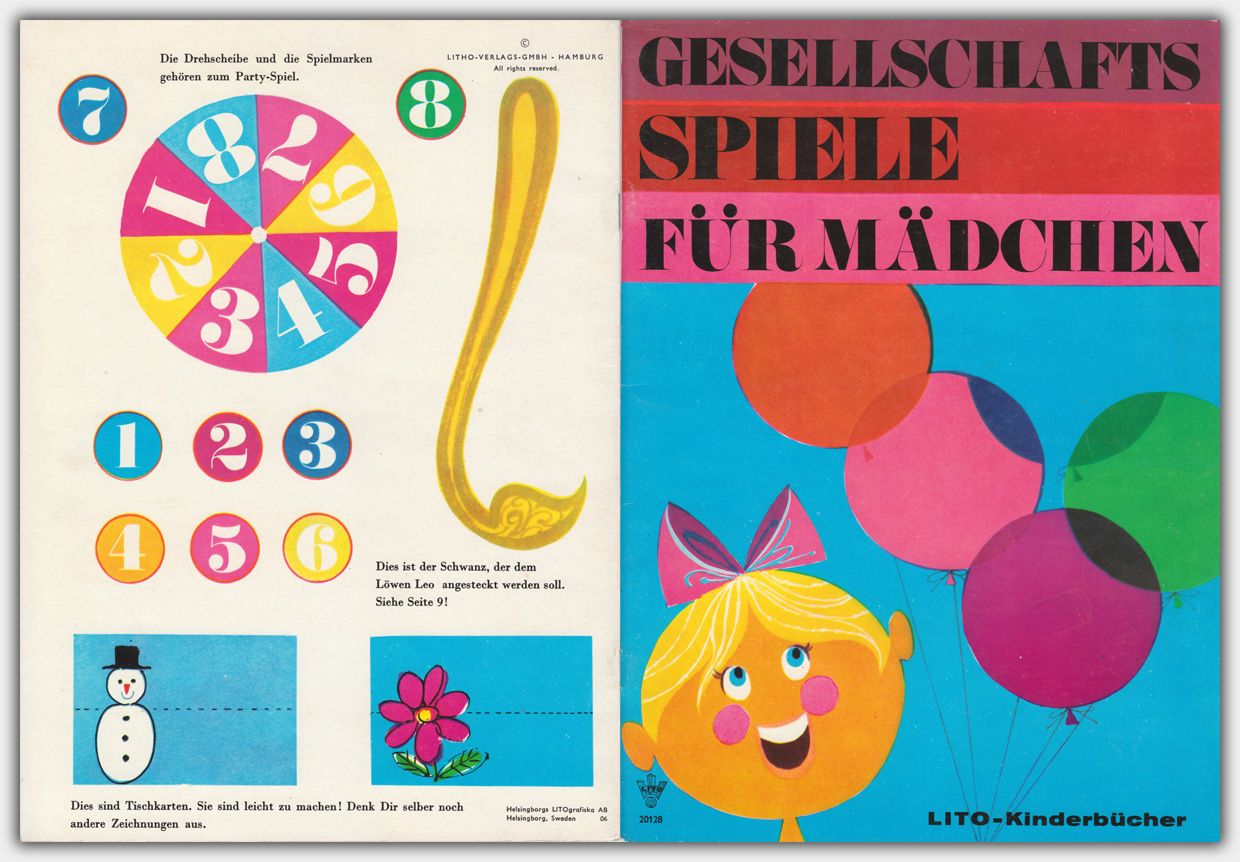 Beschäftigungsbuch 20128: Gesellschaftsspiele für Mädchen | Litho Verlag