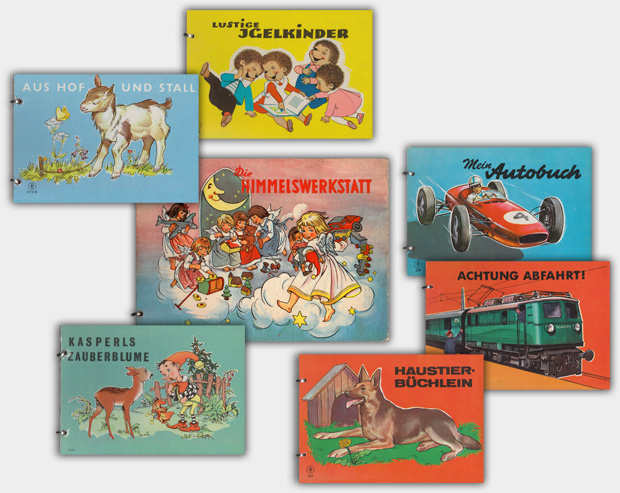 Unzerreißbare Pappbilderbücher aus der Verlagsbuchhandlung Julius Breitschopf