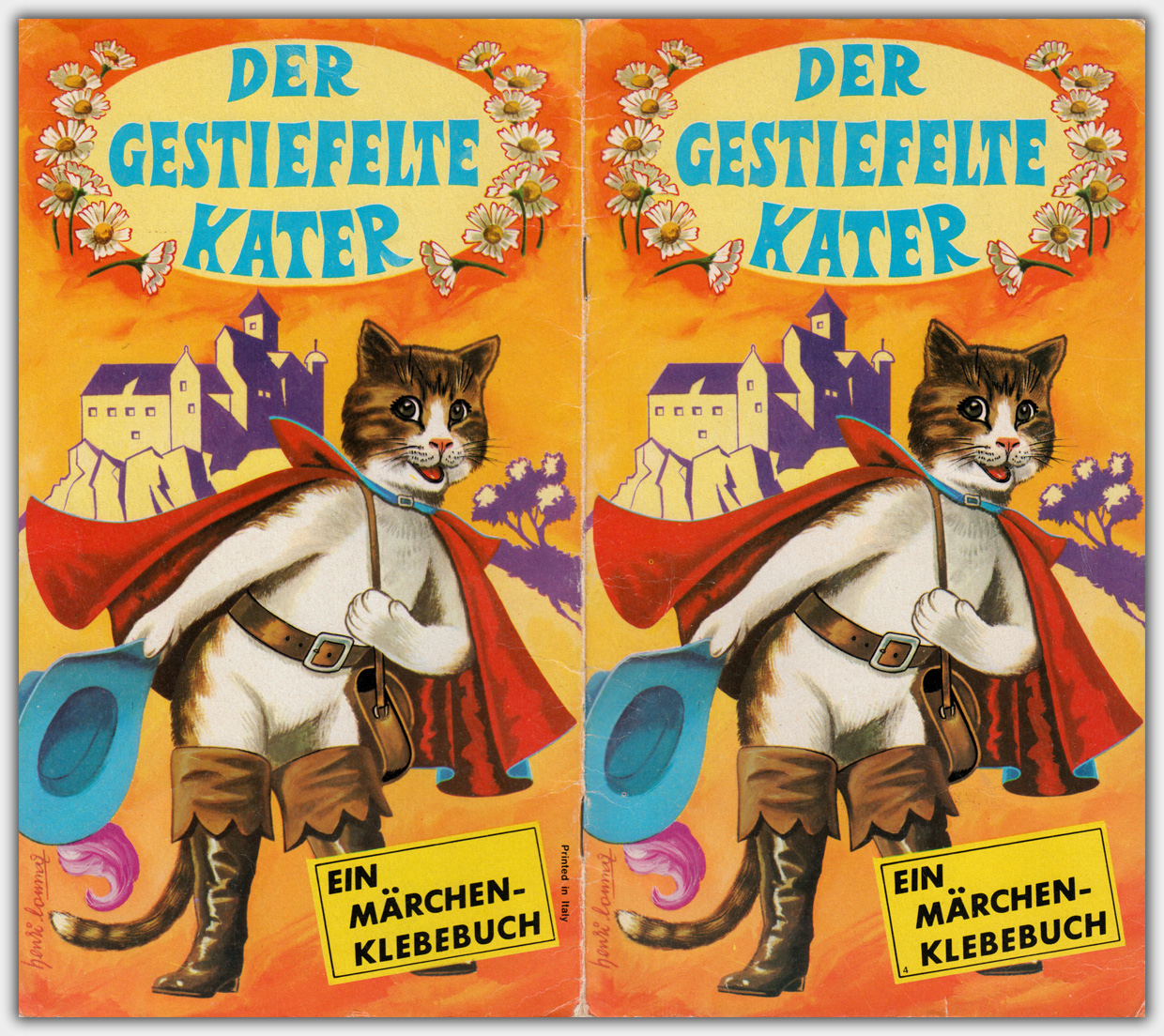 Klebebuch 4: Der gestiefelte Kater