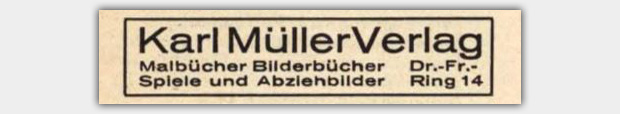 Karl Müller Verlag, Zwickau | Anzeige im Adressbuch Zwickau 1947